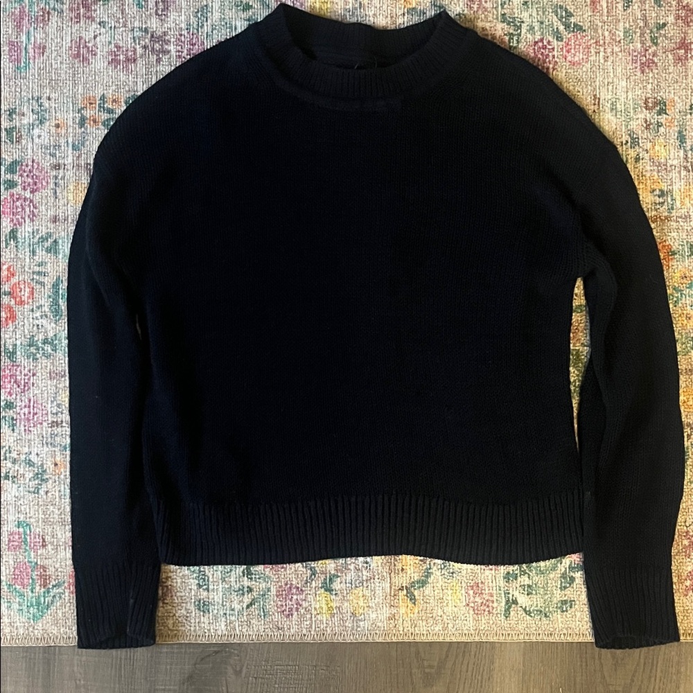 Classic Navy Blue Women's Sweater